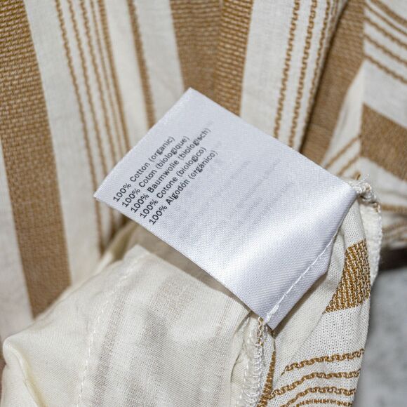 SECOND FEMALE Bristol Oversize Shirt in Bronze brown striped Cotton size Small - Picture 6 of 11